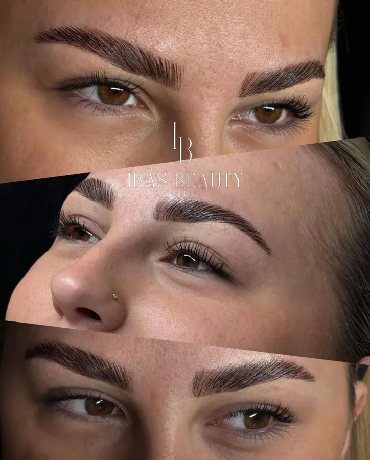 Vorher-Nachher: Augenbrauen-Lifting bei Ibasbeautystudio